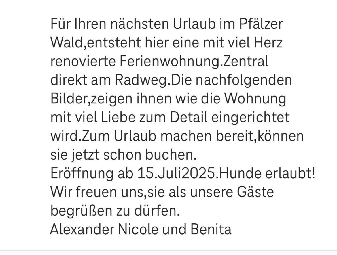 La Lauter Apartment Dahn Bagian luar foto